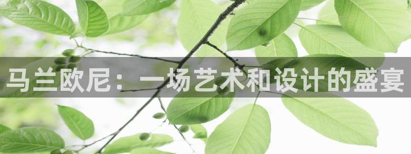 华润娱乐a3指尖：马兰欧尼：一场艺术和设